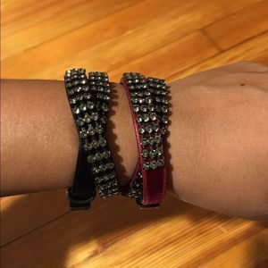 New Tory Burch velvet wrap bracelet
